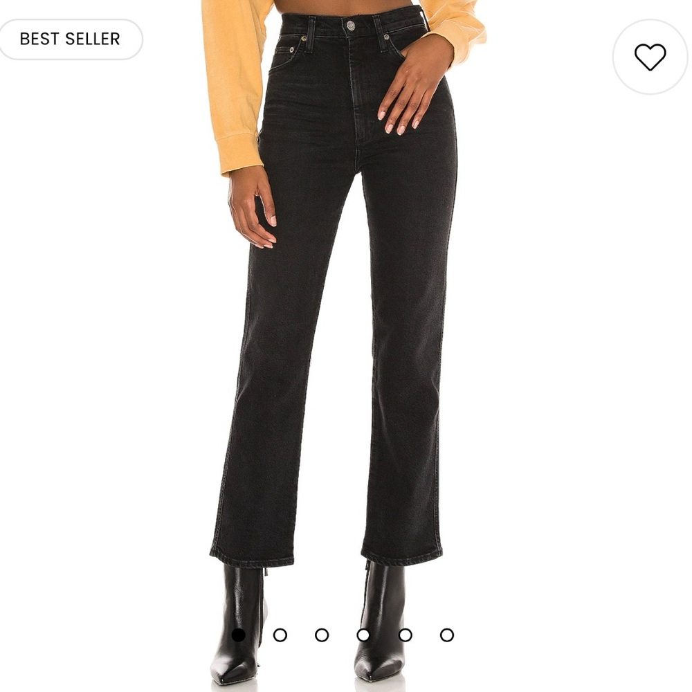 AGOLDE pinch waist kick flare jean in panoramic size 24